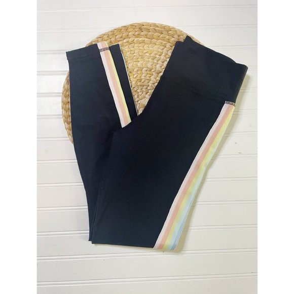 Spiritual Gangster Athletic Stripe Practice Legging Pastel S - Picture 3 of 5